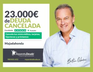 Repara tu Deuda Abogados cancela 23.000€ en Majadahonda (Madrid) gracias a la Ley de Segunda Oportunidad