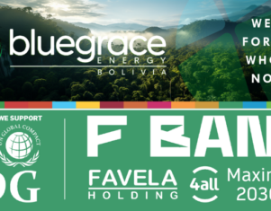 Bluegrace Energy Bolivia contribuye a la creación del Banco de la Favela en Brasil